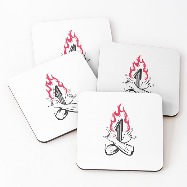 Item preview, Guitar on fire designed and sold by DeversDesigns.