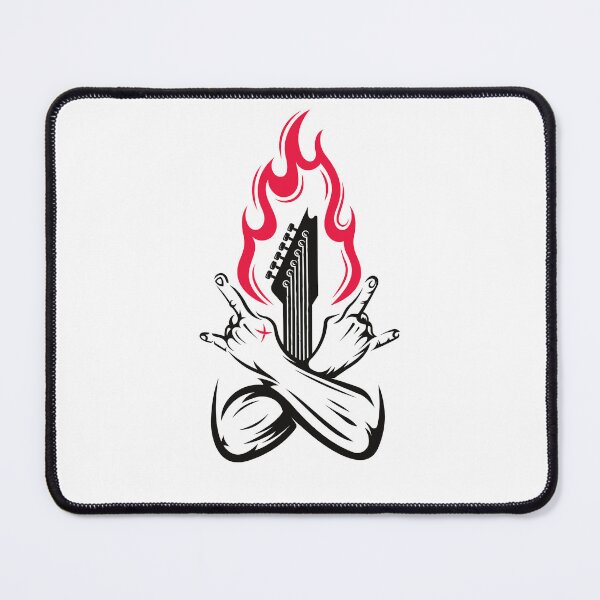 Item preview, Guitar on fire designed and sold by DeversDesigns.