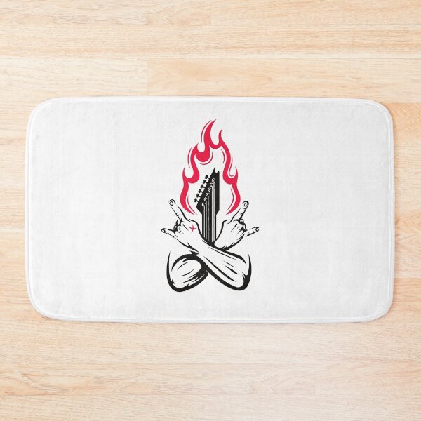Item preview, Guitar on fire designed and sold by DeversDesigns.