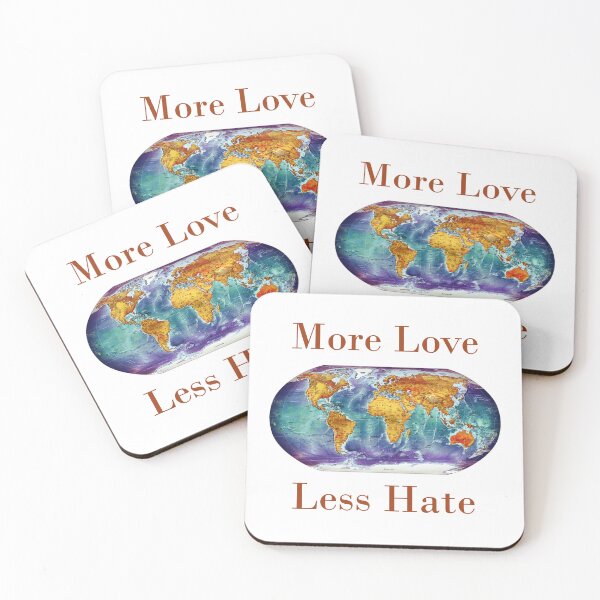 Item preview, More Love Less Hate  designed and sold by CrankyOldDude.
