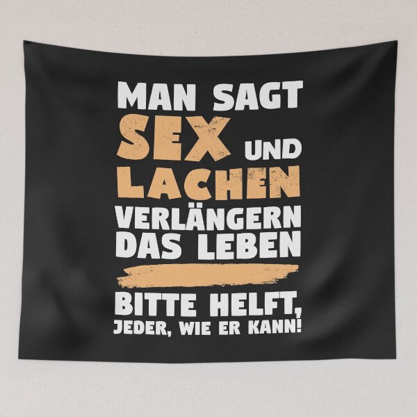 Item preview, Sex and laughter prolong life. party saying designed and sold by silentcolors.