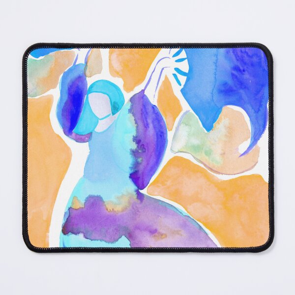 Item preview, Dance of the Seven Veils - Blue and Orange   designed and sold by Niina  Niskanen.