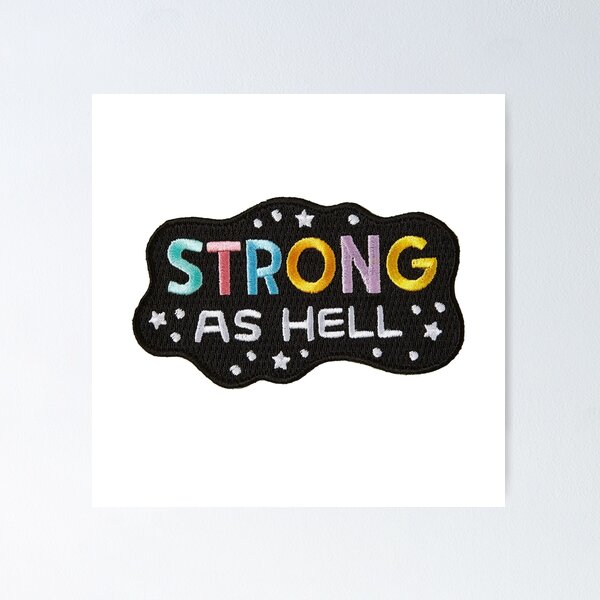 Item preview, Strong Sticker designed and sold by designolo.