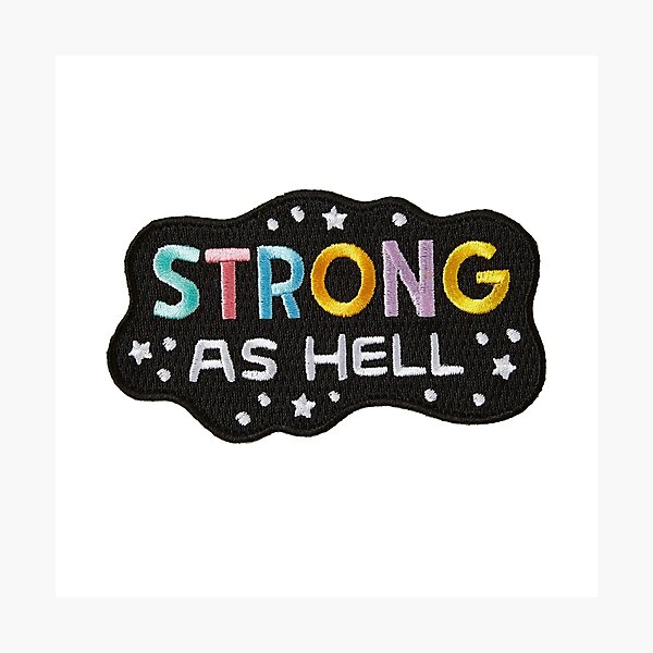 Item preview, Strong Sticker designed and sold by designolo.