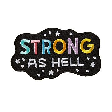 Artwork thumbnail, Strong Sticker by designolo