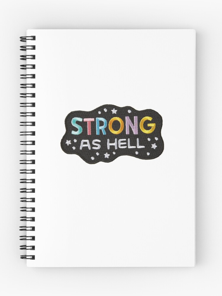 Thumbnail 1 of 3, Journal, Strong Sticker designed and sold by designolo.