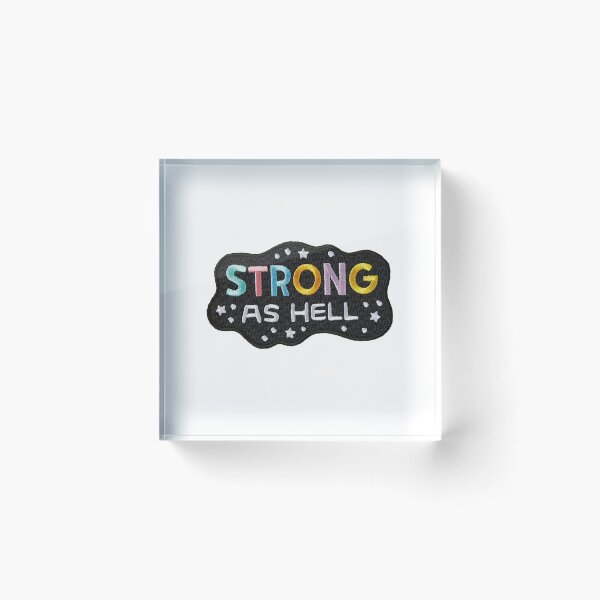 Item preview, Strong Sticker designed and sold by designolo.