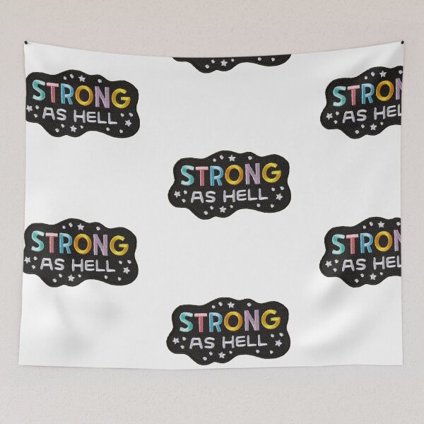 Item preview, Strong Sticker designed and sold by designolo.