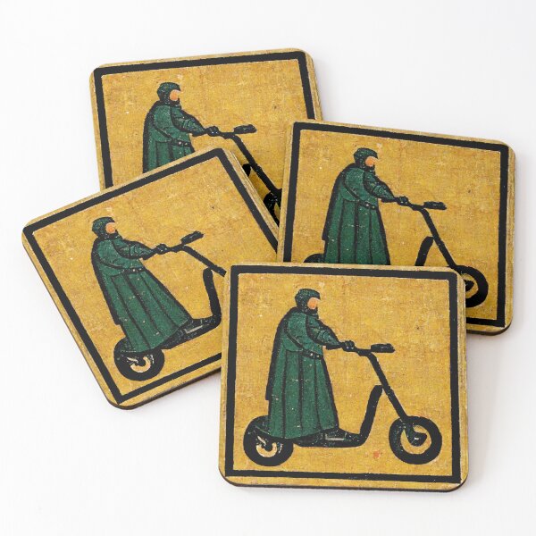 Item preview, Tudor on electric scooter designed and sold by Medieval Modern.