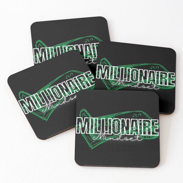 Item preview, Millionaire Mindset poster distressed  designed and sold by KingsManKind.
