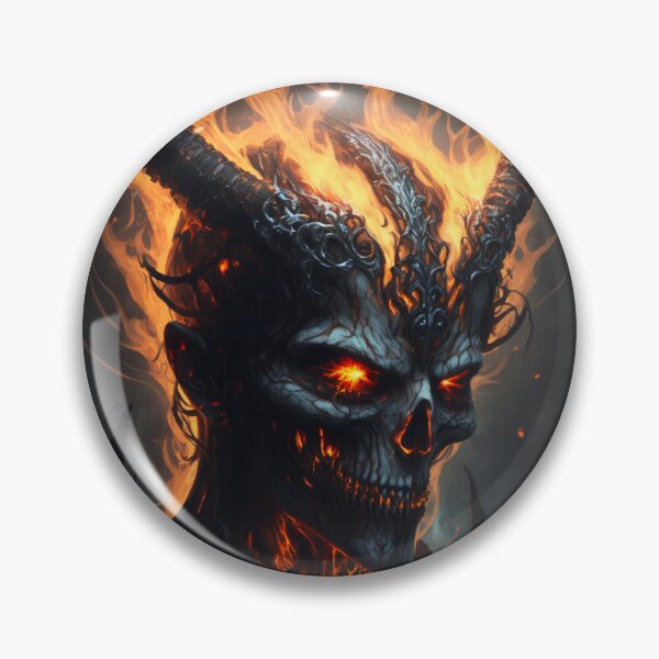 Item preview, Demonic Skull designed and sold by Skull-Breakfast.