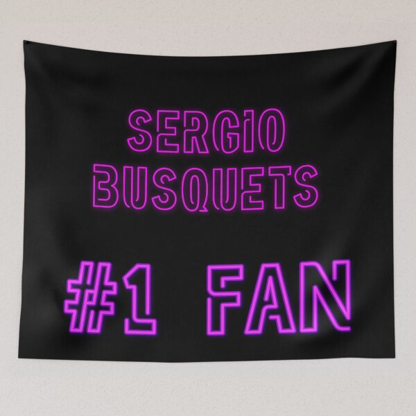 Item preview, Sergio Busquets - #1 fan designed and sold by 2Girls1Shirt.