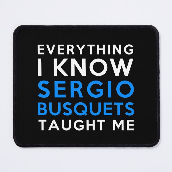 Item preview, Sergio Busquets - Everything I know designed and sold by 2Girls1Shirt.