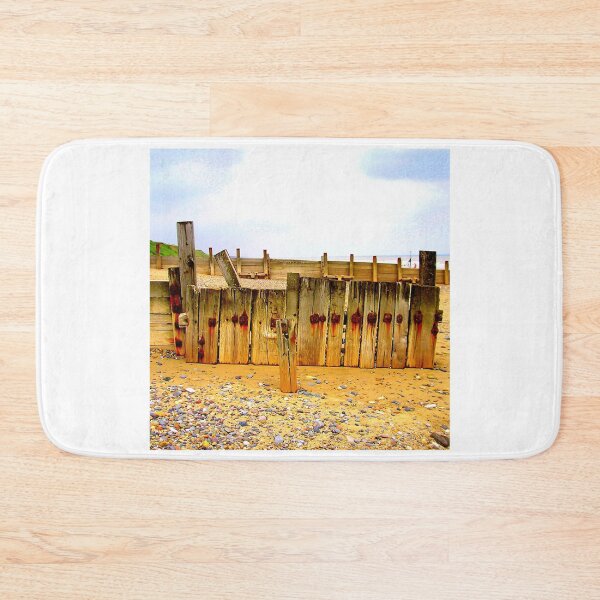 Item preview, Beach Groyne With Rusty Bolts Hornsea East Yorkshire designed and sold by Beatrice Roberts.