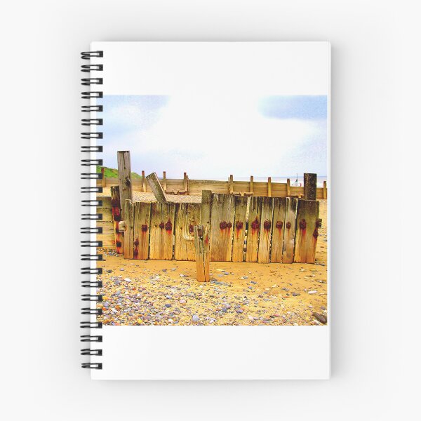 Item preview, Beach Groyne With Rusty Bolts Hornsea East Yorkshire designed and sold by Beatrice Roberts.