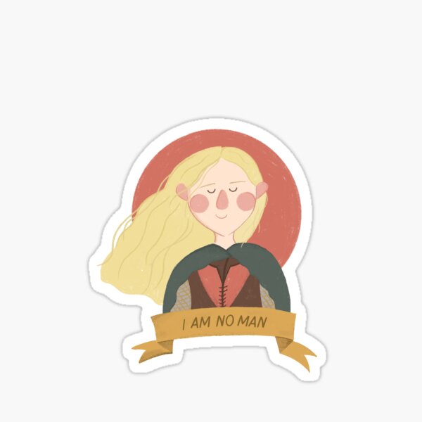 Shieldmaiden of Rohan STICKER Sticker for Sale by Christadaelia