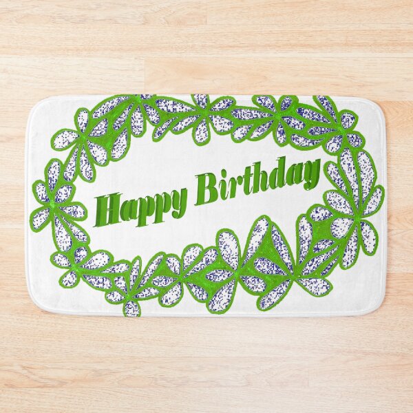 Item preview, Happy Birthday Circlet Green Drawing designed and sold by KazM.