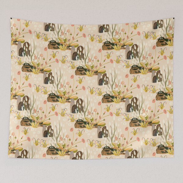 Item preview, Nightjar with flowers designed and sold by Wondroustrange.