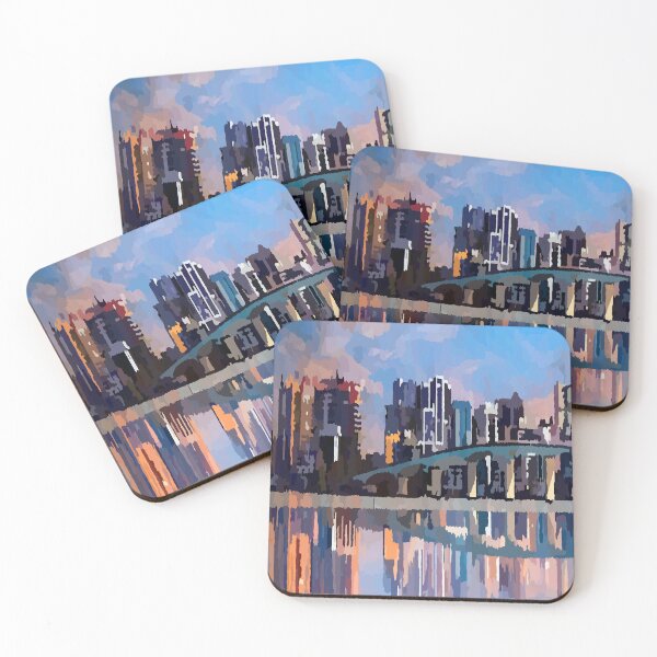 Item preview, Sarasota Florida Reflections Skyline designed and sold by Jon-Baran.