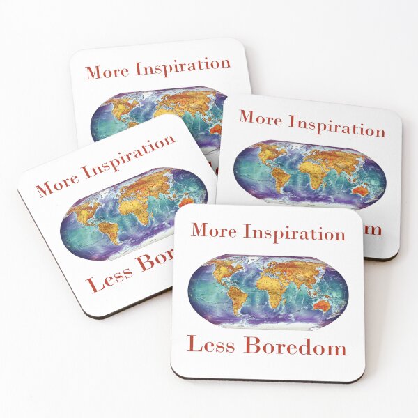 Item preview, More Inspiration Less Boredom  designed and sold by CrankyOldDude.