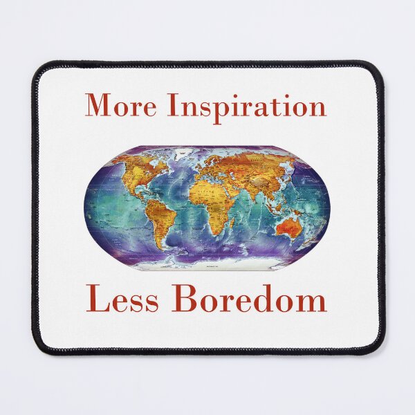 Item preview, More Inspiration Less Boredom  designed and sold by CrankyOldDude.