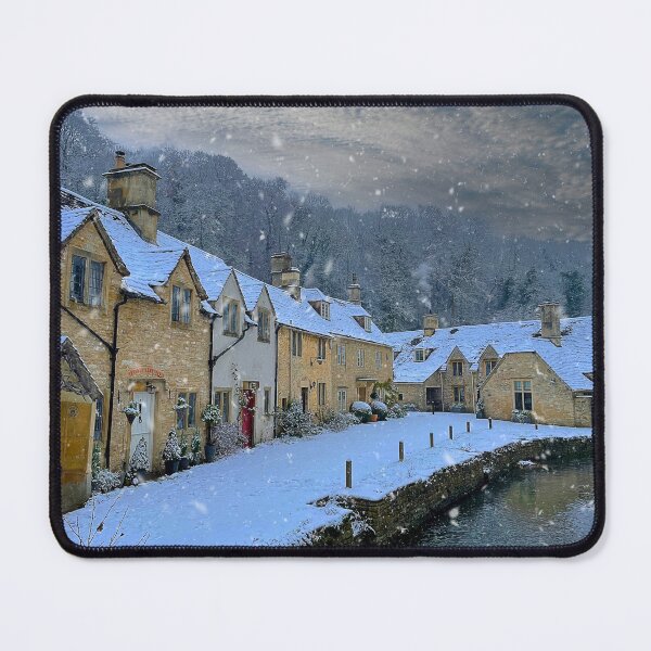 Item preview, Castle Combe in the snow designed and sold by Graz-Photos.