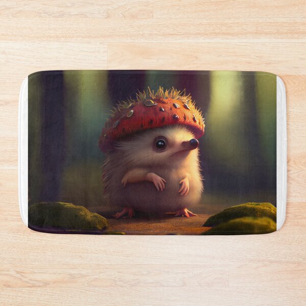 Artikelvorschau, Netter kleiner Cartoon-Igel im Wald-Igel entworfen und verkauft von GeoffBeattie.