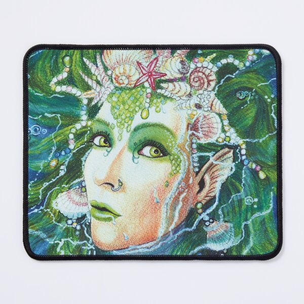 Item preview, Emerald Mermaid designed and sold by LindaSayeghArt.