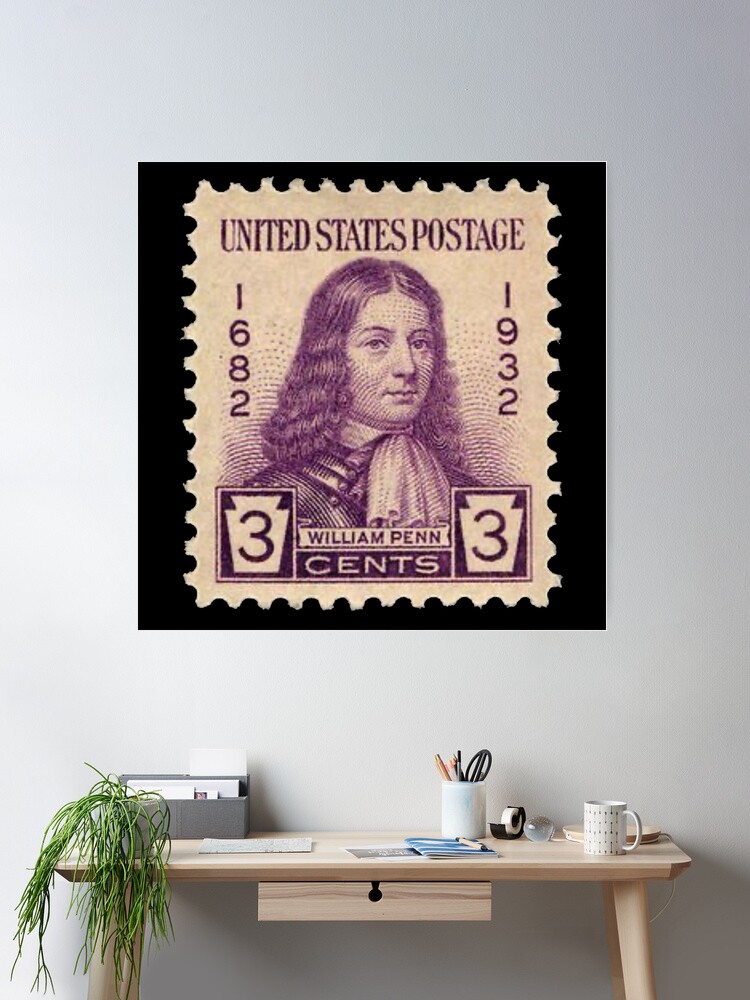 William Penn stamp vintage