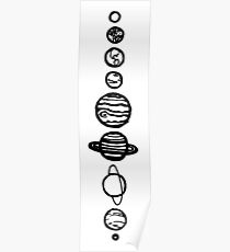 White Planets Poster