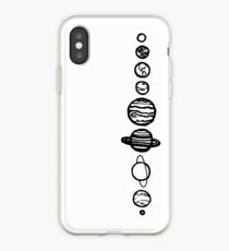 Vinilo o funda para iPhone Planetas Blancos