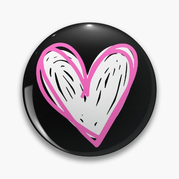 Item preview, Pink and white heart designed and sold by Darkshades.