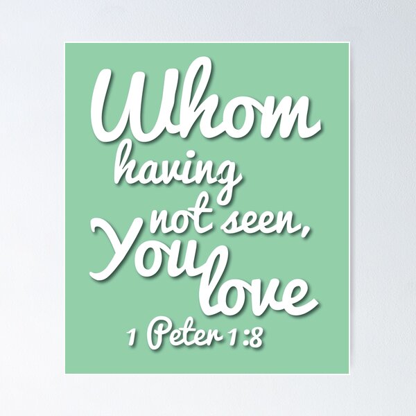 Item preview, Loving the Lord Jesus (Christian encouragement) designed and sold by Veggie-love.