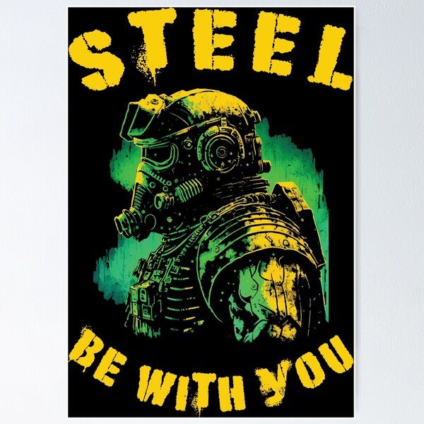 Hd Fallout 4 New Vegas Fallout 4 Power Armor Matte Finish Poster