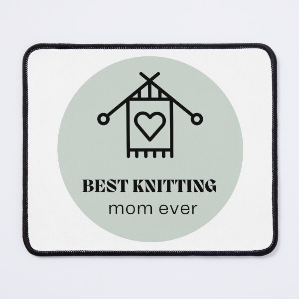 Item preview, best knitting mom ever , mom love #4 designed and sold by FLOWER--ART.