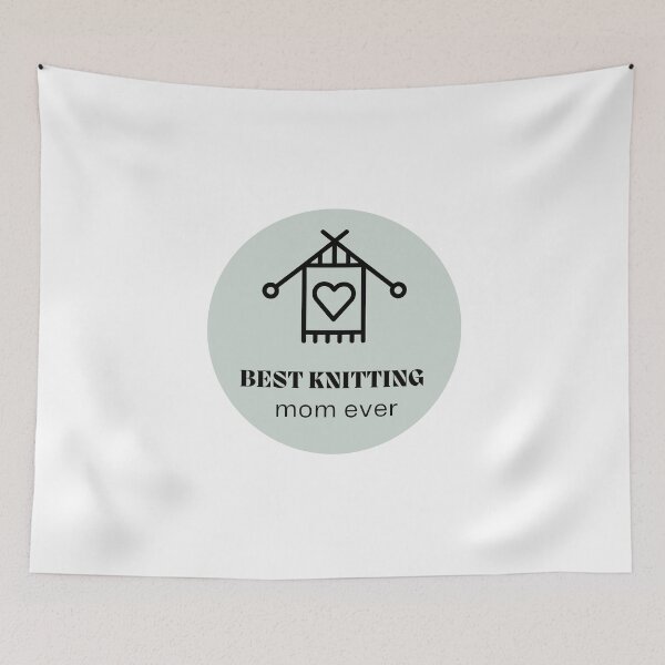 Item preview, best knitting mom ever , mom love #4 designed and sold by FLOWER--ART.