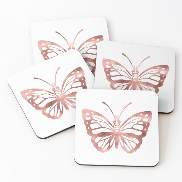 Item preview, Rose Gold Butterfly designed and sold by Clumsy Prints.