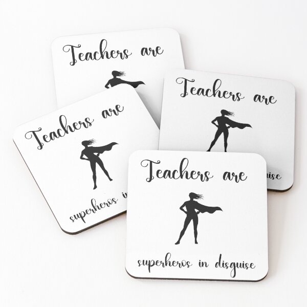 Item preview, Teacher Quote:  Teachers Are Superheros In Disguise | Female  designed and sold by Bright76.