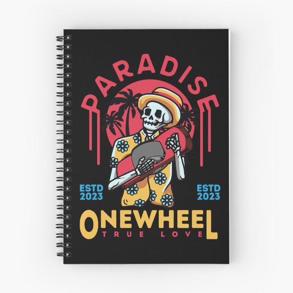 Item preview,  onewheel paradise artwork -Skeleton hugging a onewheel designed and sold by QUEEN-WIVER.