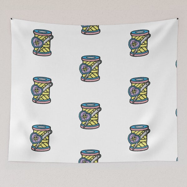 Item preview, Needle And Thread Sticker designed and sold by designolo.