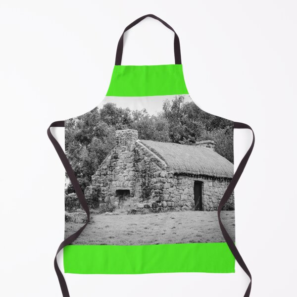 Item preview, Antrim Thatched Cottage bw Northern Ireland designed and sold by eddiebarronshop.