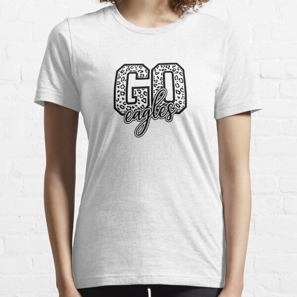 Go Birds Team Shirt Women's Round Neck Birds Spirit Tee Casual Letter Tshirt  Beige at  Women's Clothing store