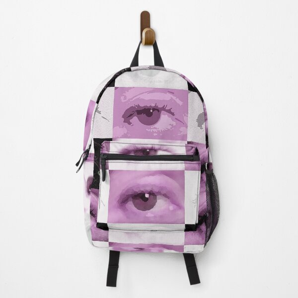 Item preview, Eyes - minimalist violet and grey composition designed and sold by WRECZ.