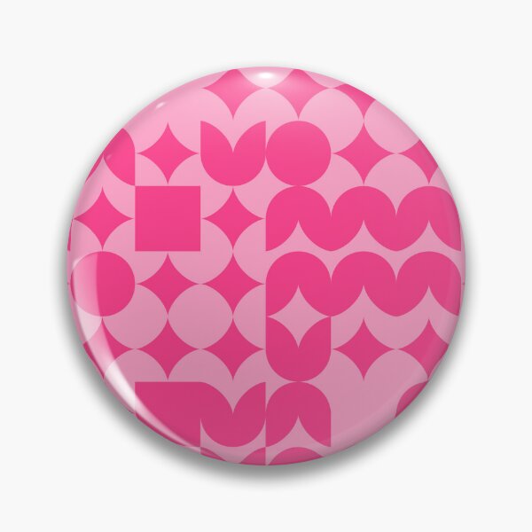 Item preview, Girly Pinkish Geometric Pattern - Flowers & Stars #9 designed and sold by Trendy-Now.
