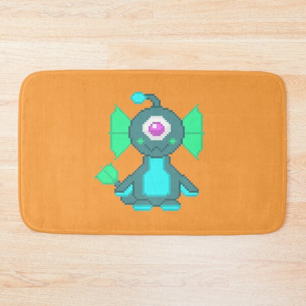 Item preview, cute one eyed sea monster pixel art designed and sold by Mirumix9.