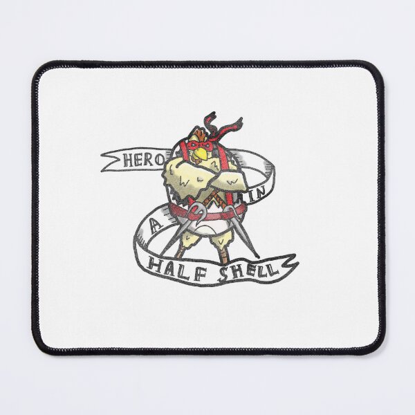 Item preview, Rooster Hero in a half shell! - vintage 90s style - superhero parody designed and sold by Dopamine Dumpster.