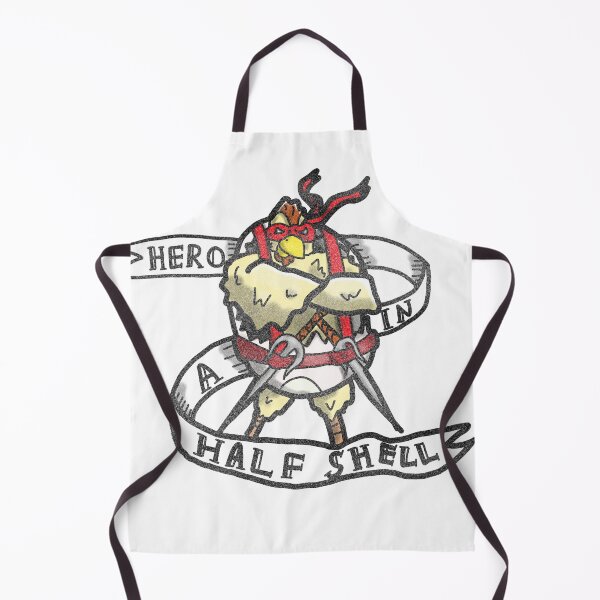 Item preview, Rooster Hero in a half shell! - vintage 90s style - superhero parody designed and sold by Dopamine Dumpster.