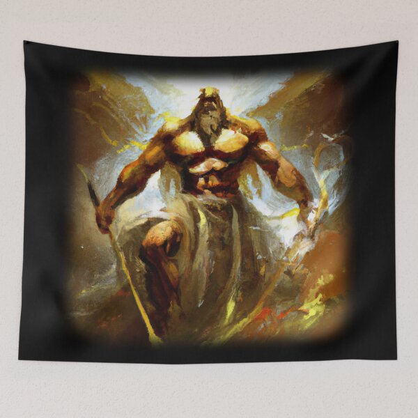Item preview, Painting of a Greek god designed and sold by Perryfranken.