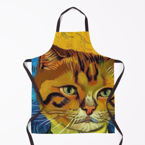 Item preview, Cat Van Gogh Style #1 designed and sold by cardia1991.
