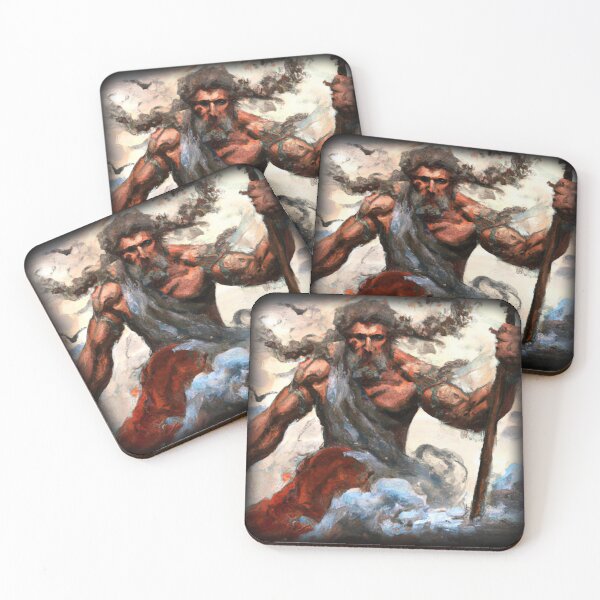 Item preview, Painting of a Greek god designed and sold by Perryfranken.